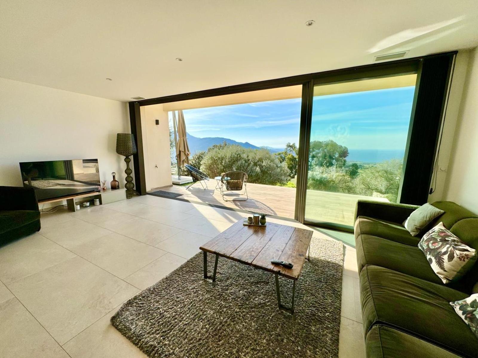 Super Villa Moderne Corbara Vue Mer Exterior photo